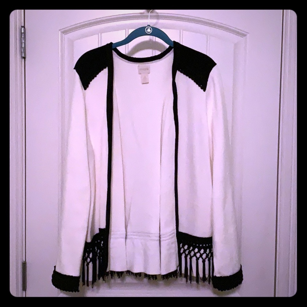 Chicos size 3 business cardigan